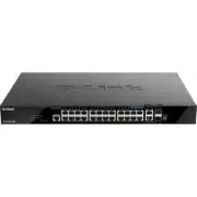 D-Link DGS-1520-28MP, 24-Fast Ethernet Switch, Unmanaged, RJ45 Base-T, Black