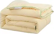 JSEIAJB Comforter Bedding Home Spun Yellow Beans All Cotton Knitted Soybean Spring and Autumn Comforter(2900g)
