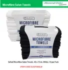 Sofeel Microfibre Salon Towels 40 x 73cm White Barber Beauty GYM HOTEL 10/Pack
