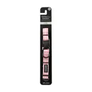 Frank Barker 33-55cm Gingham Pet Dog Collar M - Pink