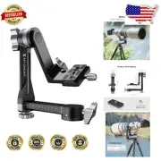 Lightweight All-CNC Gimbal Tripod Head - Supports Heavy Cameras (44.09lbs)