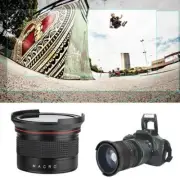 58mm 0.35X Fisheye Camera Lens Wide Angle For Canon Rebel T7 EOS 80D 77D 70D e