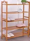 Bamboo Multi-level shoe racks bookshelf bamboo shelves bamboo panel storage竹鞋架书架