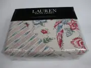 Ralph Lauren LUCIE Floral Stripe Cream Multi 3pc Duvet Set - Full/Queen