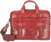 The Bridge Handbag 06192801 Laptop Bag Leather Burgundy Man