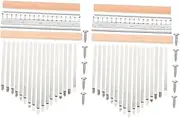 EXQUIMEUBLE DIY Thumb Piano Accessories Kit Keys for Easy Assembly and Tuning Complete Parts for Musical Instruments for Home and School Use
