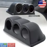 Universal Car 52mm 2" Triple 3 Hole Gauge Pod Meter Holder Dashboard Dash Cup