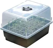 Seedling Starter Trays,Reusable Seedling Starter Kit - with Adjustable Humidity Dome, Germination Starter Gardening Supplies for Vegetable Flower Balcony Indoor