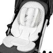 KAKIBLIN Infant Car Seat Insert for Baby to Newborn,Baby Head Support with Baby Head Pillow Breathable Fabric Baby Car Seat Head Support, Baby Car Seat Cushion for Swing, Stroller, Bouncer