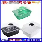 12 Holes Seed Grow Planter Box Greenhouse Garden Seed Pot Plant Seeding Tray AU