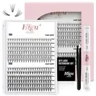 DIY Eyelash Extension Kit, 240 Pcs Lash Clusters Individual Cluster Lashes