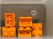 LEGO Parts - Orange Bracket 1 x 2 1 x 2 - No 99781 - QTY 5