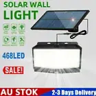1200W Solar Security Lights Outdoor 468 LED PIR Motion Sensor Flood Garden Light