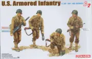DML6366 1:35 Dragon US Armored Infantry (4 Figures Set) ~ Gen 2