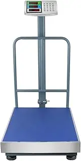 ZCBYBT Industrial Platform Scale 200Kg Weight Computing Digital Scale with Removable Guardrail, for Luggage Postal Shipping Weighing Mailing LB/KG