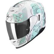 Exo-520 Evo Air Fasta White-Light Blue Full Face Helmet