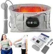 Lupps Back Belt, Lupps 3-In-1 Back Belt - Cordless Heating & 6d Vibration Massage,3adjustable Levels Backs Support Brace with LED Display,Release Deep Stress and Feel True Relaxation