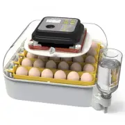 MATICOOPX 30 Egg Incubator with Humidity Display Egg Candler Automatic Egg Tu