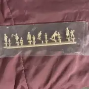 12 HO Scale Bachmann Unpainted People Figures for Railroad Train Layout