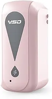 Automatic Induction Washing Mobile Phone Wall Hanging Intelligent soap Dispenser Electric Hand Washing Machine disinfecting Alcohol Spray self-Adhesive Installation Convenient White and Pink Pink
