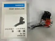 Shimano 105 FD-R7100-F 2x12-Speed Mechanical Front Derailleur (Brazed-On)