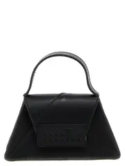 [Mm6 Maison Margiela] Mm6 Maison Margiela-Layered Japanese Borse A Mano Nero-Donna OS Black