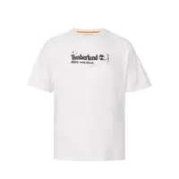 在飛比找ETMall東森購物網優惠-Timberland 男女款白色有機棉寬鬆短袖T恤A5YDD