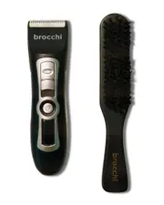 BROCCHI Electric Trimmer + Polishing Paddle Brush