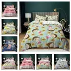 Chibi Maruko Doona Quilt Duvet Cover Set Pillowcase Single Double Kids Bedding