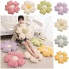 Seat Cushion Smooth Touch Decorative Flower Plush Pillow Sofa Floor Cushion Good