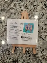 Mont Marte Mini Display Easel with Canvas 8x10cm 3.1x3.9in 280 Cotton Duck NEW!