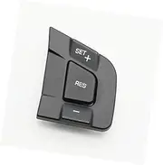 DEMULAX Car Cruise Control Button Land, for Rover, for Discovery, for Freelander Car Steering Wheel Multi-Function Button Cover Control Buttons Switch Decoration Vehicle Speed Control Button(Black 2)