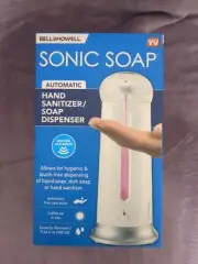 Bell Howell Sonic Soap Dispenser Touchless Automatic Hands Free New