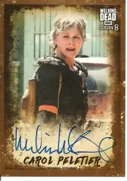 Walking Dead Season 8 Part 1 Melissa McBride (Carol) Mud Autograph Card 42/50