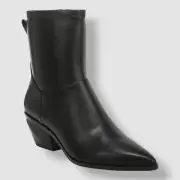 Franco Sarto Women's Black Sammi Booties Shoe Size 11M