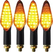 Turn Signal Indicator Motorcycle Turn Signals Flasher EMark LED Motorcycle Light Built Relay LED Turn Signals Motorcycle (Size : multi-colored)