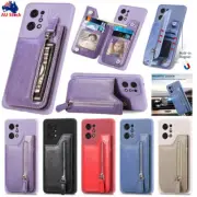 Zipper Wallet Case Leather Cover For OPPO A79 A54 A74 A16 A17 A57 Find X5 Reno8