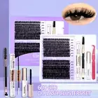 Individual Lash Clusters With Tweezers, DIY Eyelash Extension, ST