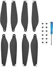For D-JI Mini 3 Propeller Props 8pcs Replacement Propeller for D-JI Mini 3 Pro Drone Low-Noise Quick-Release Blades Prop Wing Fans(8pcs Silver)