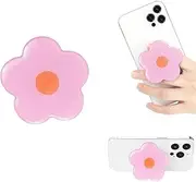 Weforu Cute Cartoon Collapsible Phone Grip Stand Holder for Smartphone Tablet Cell Phone Accessory(Daisy Pink)