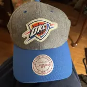 Oklahoma City OKC Thunder NBA Mitchell & Ness Hat Cap Snapback Basketball