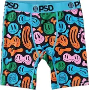 [PSD] Boy's Smiley Boxer Briefs Breathable and Supportive Boy's Underwear with Moisture Wicking Fabric