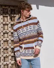 [Skylark] Skylark Men's Brash Hooded Knit Sweater Size 2XL 2XL Multicolor