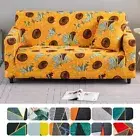 Elastic Geometric Armchair Sofa Cover Corner L Shaped Sofa Need Order 2Pcs Cover