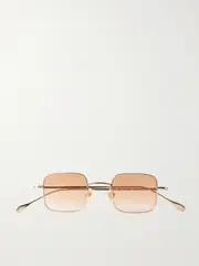 [GUCCI EYEWEAR] GUCCI EYEWEAR - Square-frame Gold-tone Sunglasses - One size One size Gold