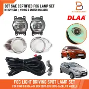 Fog Lamp Driving Light For Ford Fiesta MK7 WS WT Pre-Facelift 09-12 Chrome Cover