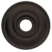 Baldwin 5148102 Estate Solid Brass Rosette Oil Rubbed Bronze Pair