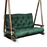 Porch Swing Replacement Cushions: 2-3 Seater Outdoor Waterproof 60x40in Green
