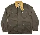 NEW Faherty Jacket Mens Medium Aztec Blanket Lined Waxed Barn Chore Coat Pockets