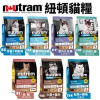 在飛比找蝦皮商城精選優惠-Nutram 紐頓 貓糧1.13kg-2kg S1 S5 I